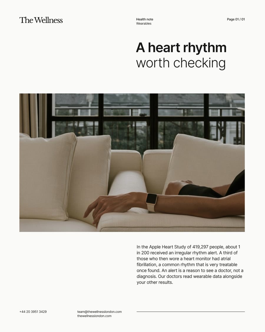 Health note: A heart rhythm worth checking
