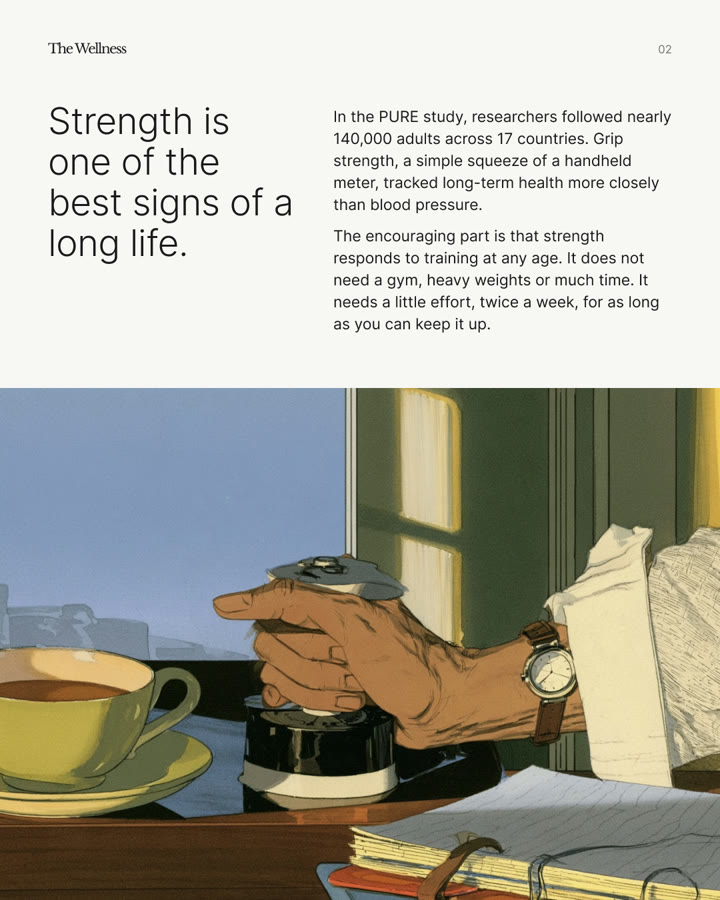 Page 2: Strength is one of the best signs of a long life
